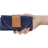 Kizer Cutlery Denim Knife Roll R D001 Holds 8 Folding Knives With Velcro Closure For Knife Enthusiasts by Kizer Cutlery
