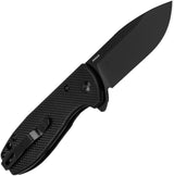 Kizer Amicus Button Lock Folding Knife With Black G10 Handle Extended Tang Premium 3-Inch 9Cr18MoV Blade EDC by Kizer Cutlery
