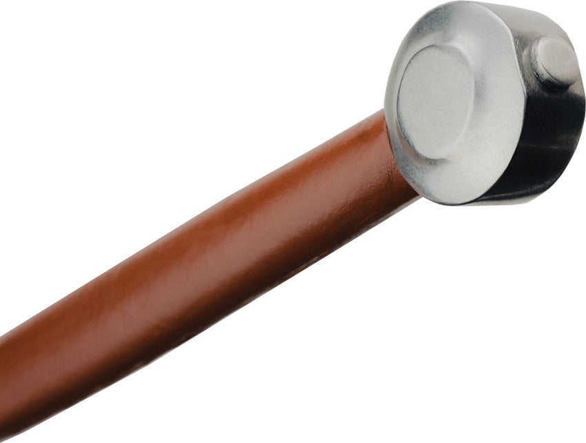 Kingston Arms Scottish Claymore Brown KIN36130 - Satin Finish 5160 Carbon Steel Blade With Brown Leather Wrapped Handle by Kingston Arms