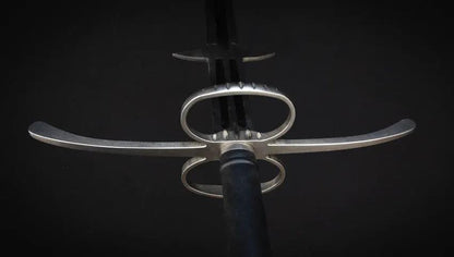 Kingston Arms Great Sword SM36160 - 39.5 Inch Blade Black Leather Wrapped Handle Ships Disassembled Stainless Guard by Kingston Arms