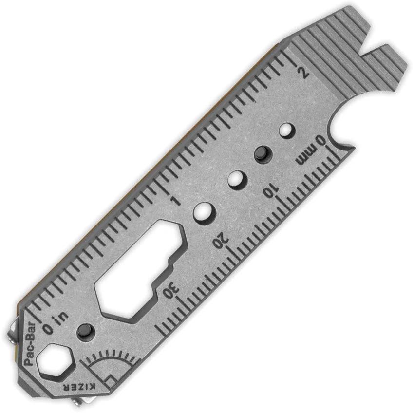 Kizer Pac Bar Multi Tool EDC Versatile Compact With G10 Handles Ruler Pry Bar Bottle Opener by Kizer Cutlery