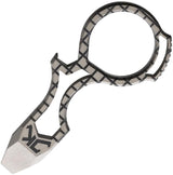 Kizer Cutlery JK Talon Pry T110 Titanium Striped EDC Enthusiasts Pry Tool Durable With Finger Ring by Kizer Cutlery