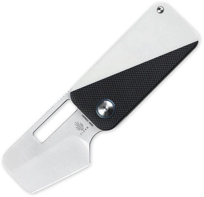 Kizer Cutlery Walnut Folder EDC Knife V2592N1 G10 Handle 2.75 Inch Closed 1.88 Inch Satin Bohler N690 Blade Pocket Clip by Kizer Cutlery