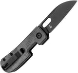 Kizer Cutlery Banish Button Lock Knife Black 154CM Sheepsfoot 3.13in Closed For EDC Enthusiasts by Kizer Cutlery