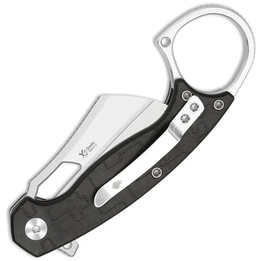 Kizer Cutlery Dodo Linerlock Richlite EDC Karambit Folding Knife for Enthusiasts with Nitro V Blade by Kizer Cutlery