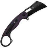 Kizer Cutlery Dodo Linerlock Karambit EDC Knife Nitro V Blade Black PVD Coated 2.25in by Kizer Cutlery