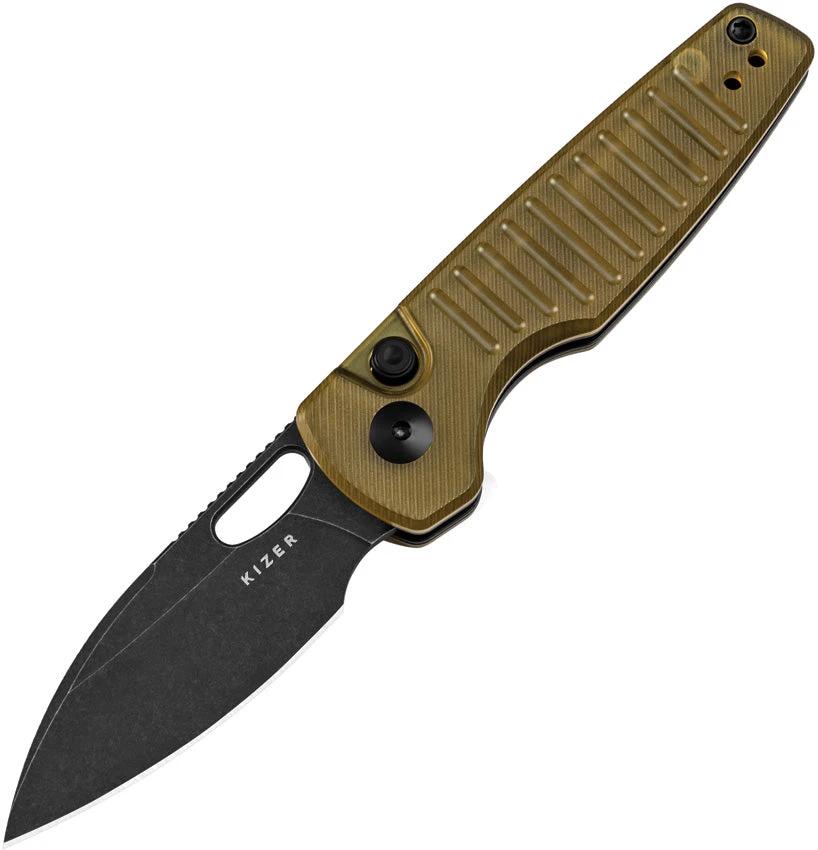 Kizer Cutlery Parakeet Button Lock PEI V2706A1 by Kizer Cutlery