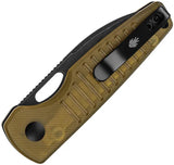 Kizer Cutlery Parakeet Button Lock Knife With PEI Handle Nitro V Blade EDC Ready by Kizer Cutlery