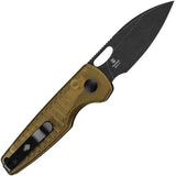 Kizer Cutlery Parakeet Button Lock Knife With PEI Handle Nitro V Blade EDC Ready by Kizer Cutlery