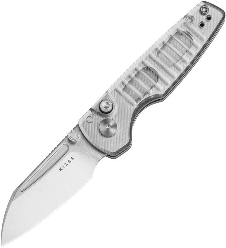 Kizer Cutlery Parakeet Button Lock Acrylic V2706A2 by Kizer Cutlery