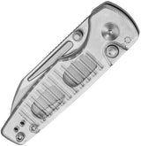 Kizer Cutlery Parakeet Button Lock Knife With Acrylic Handle Nitro V Satin Drop Point 2.5in Blade EDC by Kizer Cutlery