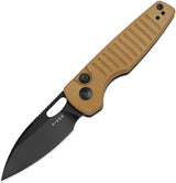 Kizer Cutlery Parakeet Button Lock Micarta V2706A3 by Kizer Cutlery