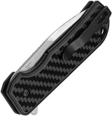 Kizer Nice Guy Liner Lock Knife Carbon Fiber G10 Handle Nitro V Steel 2.88 Inch Satin Blade For EDC Enthusiasts by Kizer Cutlery