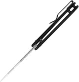 Kizer Nice Guy Liner Lock Knife Carbon Fiber G10 Handle Nitro V Steel 2.88 Inch Satin Blade For EDC Enthusiasts by Kizer Cutlery