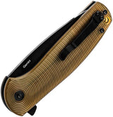 Kizer Cutlery Gemini Linerlock Knife Nitro V Blade PEI Handle Extended Tang For EDC Enthusiasts by Kizer Cutlery