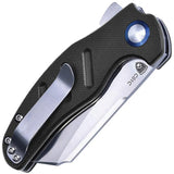 Kizer Cutlery Mini C01C Linerlock Wharncliffe EDC Knife VG10 2.5 Inch Blade G10 Handle Pocket Clip by Kizer Cutlery