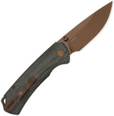Kizer Cutlery T1 BD Button Lock Folding Knife With Nitro V Blade And Sunset Metal Blade For EDC Enthusiasts by Kizer Cutlery
