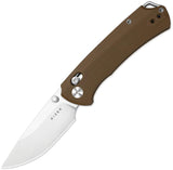 Kizer Cutlery T1 CD Button Lock Brown V34902CA2 by Kizer Cutlery