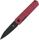 Kizer Cutlery Feist Linerlock Red Micarta KIV3499C3 by Kizer Cutlery
