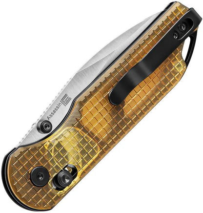 Kizer Cutlery Assassin Clutch Lock Knife Nitro V Three Inch Blade PEI Handle Premium Build EDC Enthusiasts by Kizer Cutlery
