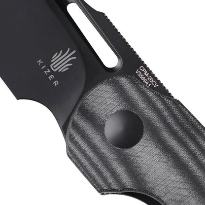 Kizer Cutlery October Linerlock Knife CPM 20CV Blade Micarta Handle for EDC Enthusiasts by Kizer Cutlery
