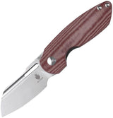 Kizer Cutlery October Linerlock Red Micarta V3569A2 by Kizer Cutlery