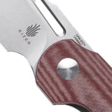 Kizer October Linerlock Knife CPM 20CV Red Micarta for EDC Enthusiasts High Performance by Kizer Cutlery