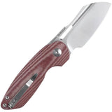Kizer October Linerlock Knife CPM 20CV Red Micarta for EDC Enthusiasts High Performance by Kizer Cutlery
