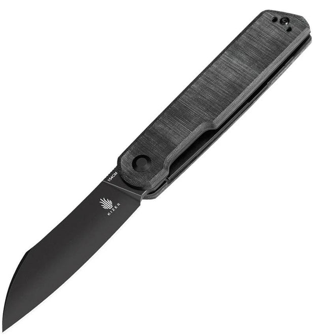 Kizer Cutlery Klipper Linerlock Blk Linen V3580C2 by Kizer Cutlery