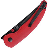 Kizer Chili Pepper Button Lock Folding Knife V3601C1 154CM Blade Red G10 Handle for EDC Enthusiasts by Kizer Cutlery