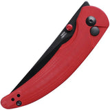 Kizer Chili Pepper Button Lock Folding Knife V3601C1 154CM Blade Red G10 Handle for EDC Enthusiasts by Kizer Cutlery