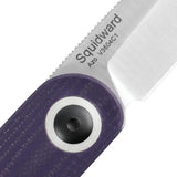 Kizer Cutlery Squidward Linerlock Knife Purple G10 Handle For EDC Enthusiasts Satin 154CM by Kizer Cutlery
