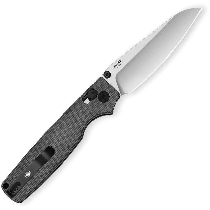 Kizer Original 2 Clutch Lock Knife With Premium Micarta Handle 14C28N Sandvik Blade For EDC by Kizer Cutlery