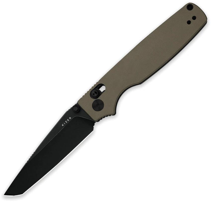 Kizer Cutlery Original 2 Clutch Lock Green V3605.2TA1 by Kizer Cutlery