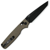 Kizer Cutlery Original 2 Clutch Lock Green Folding Knife 14C28N Sandvik Tanto Blade EDC Ready by Kizer Cutlery