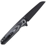 Kizer Cutlery LP Liner Lock Knife Premium Black Stonewash 154CM Blade Extended Tang Micarta Handle For EDC Enthusiasts by Kizer Cutlery