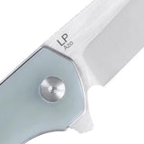 Kizer Cutlery LP Linerlock Jade G10 Knife With Three And A Quarter Inch Satin 154CM Blade For EDC Enthusiasts by Kizer Cutlery