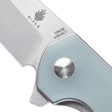 Kizer Cutlery LP Linerlock Jade G10 Knife With Three And A Quarter Inch Satin 154CM Blade For EDC Enthusiasts by Kizer Cutlery