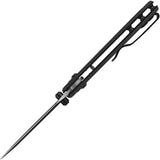 Kizer Cutlery Drop Bear 2 Button Lock EDC Knife With 3 Inch Nitro V DLC Drop Point Blade And Black Aluminum Handle by Kizer Cutlery