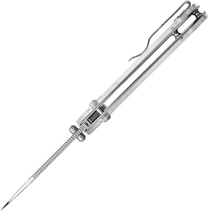 Kizer Cutlery Drop Bear Clutch Knife With Acrylic Handle Nitro V Steel EDC Friendly by Kizer Cutlery