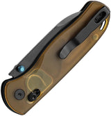 Kizer Cutlery Drop Bear Clutch Lock Knife Nitro V Blade Yellow PEI Handle EDC Enthusiast by Kizer Cutlery