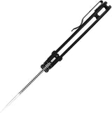Kizer Cutlery Drop Bear Clutch Lock CF V3641A3 Premium EDC Knife With 3Inch Satin Nitro V Blade Carbon Fiber G10 Handle by Kizer Cutlery