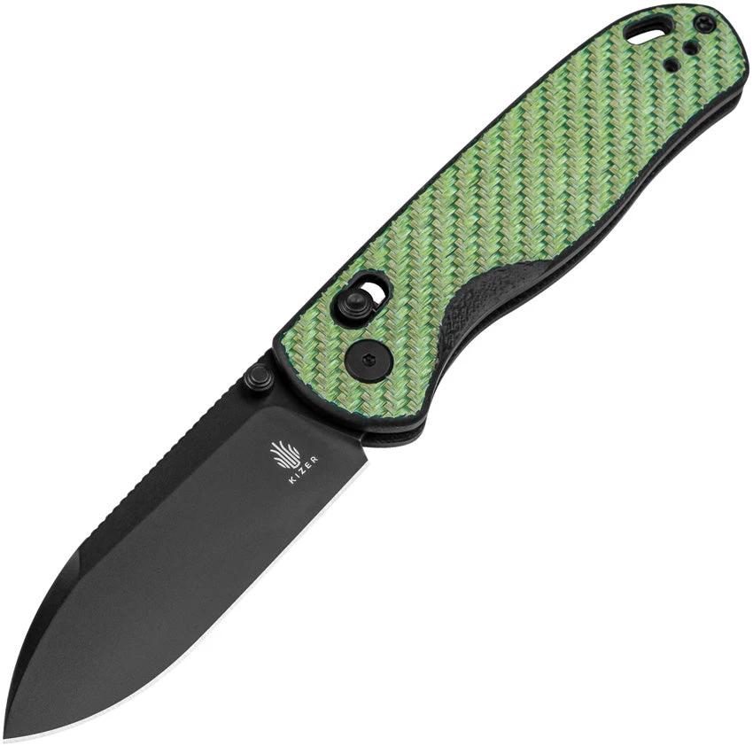 Kizer Cutlery Drop Bear Clutch Lock CF V3641A4 by Kizer Cutlery