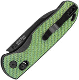 Kizer Cutlery Drop Bear Clutch Knife CF Handle Premium Nitro V Steel 3in Blade For EDC Fans by Kizer Cutlery