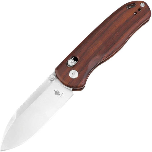 Kizer Cutlery Drop Bear Clutch Lock Rosewd V3641A6 by Kizer Cutlery