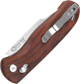 Kizer Cutlery Drop Bear Clutch Lock Knife Premium Nitro V Blade Rosewood Handle For EDC Enthusiasts by Kizer Cutlery