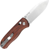 Kizer Cutlery Drop Bear Clutch Lock Knife Premium Nitro V Blade Rosewood Handle For EDC Enthusiasts by Kizer Cutlery