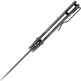 Kizer Cutlery Drop Bear Clutch Lock Knife With Clear Acrylic Handle Nitro V Blade EDC Enthusiasts by Kizer Cutlery