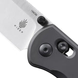 Kizer Cutlery Drop Bear Axis Lock Knife Gray Aluminum 3in Satin 154CM for EDC Enthusiasts by Kizer Cutlery