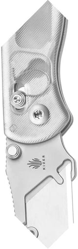 Kizer Cutlery Drop Bear Utility Clutch Lock Interchangeable Blades 10 Extras For EDC Enthusiasts by Kizer Cutlery